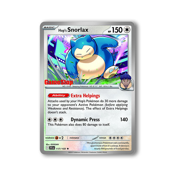 Carte PROMO GameStop Ronflex | Scellée Français