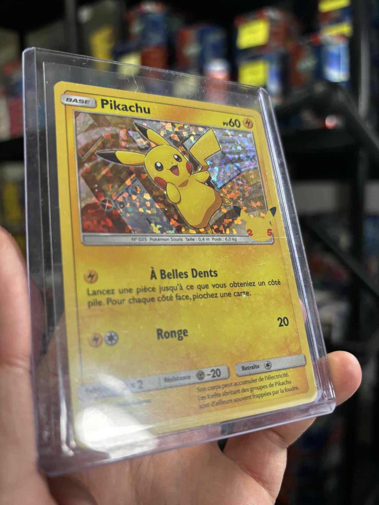 [LP] PIKACHU HOLO Français | 25/25 Promo MCDO 25 ANS [scellé]