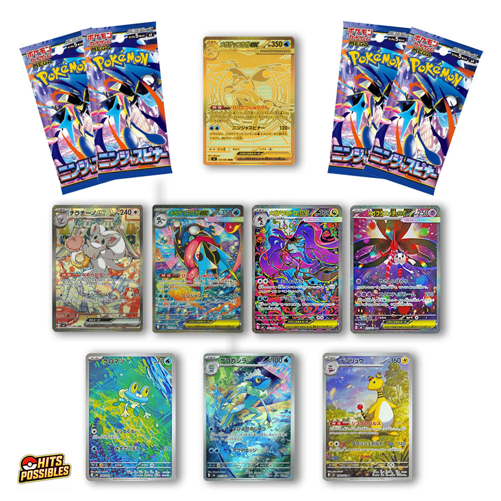 Display Pokémon | Ninja Spinner M4 | No Shrink [Japonais]