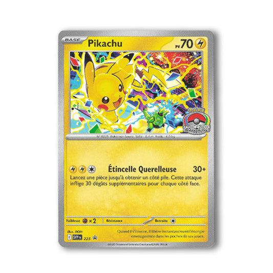 Pikachu Promo SVP 225 Français | World Championship 2025 [non-scellé]