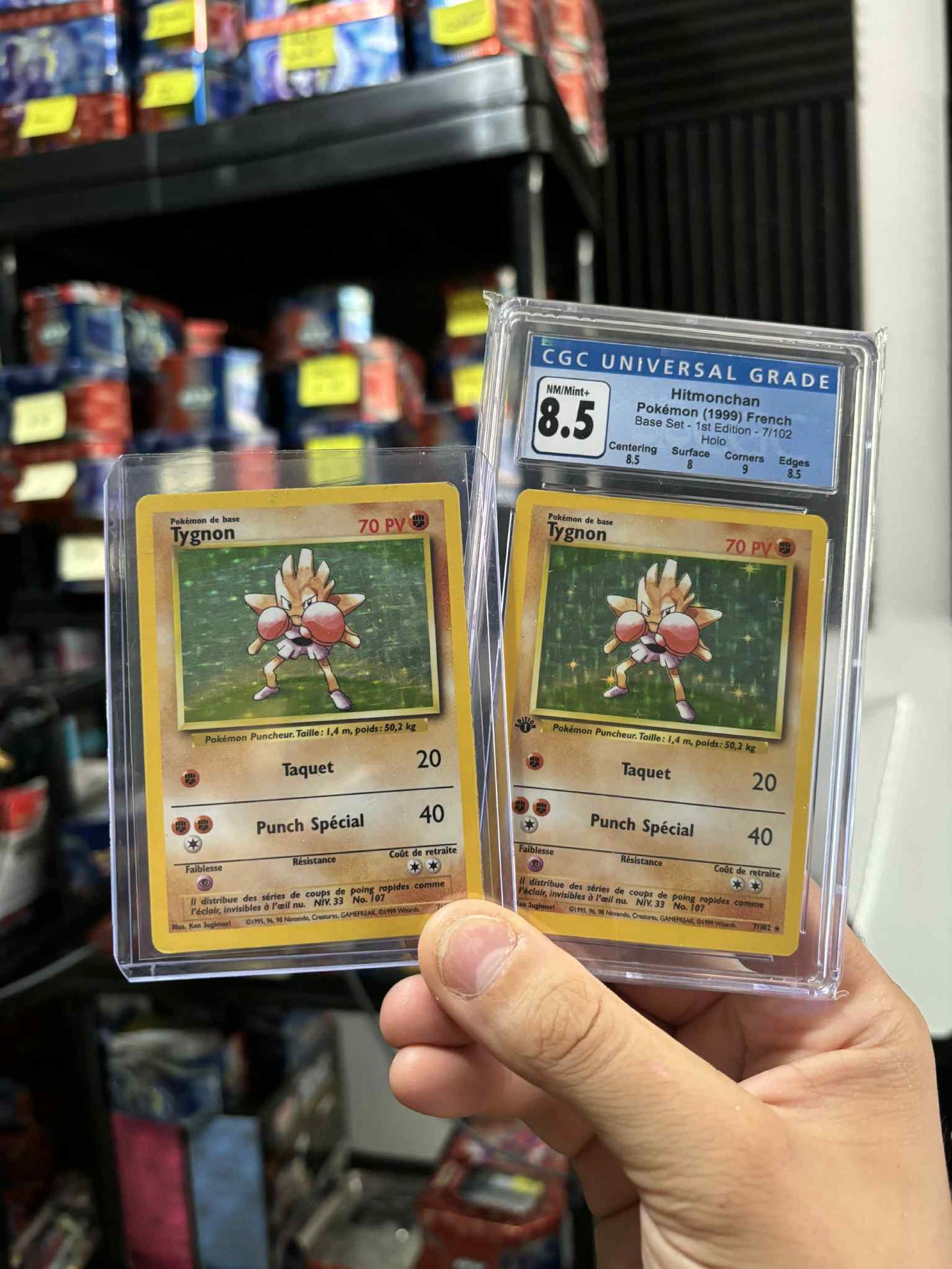 Duo Tygnon Base set | CGC 8.5 + Raw [scellé]