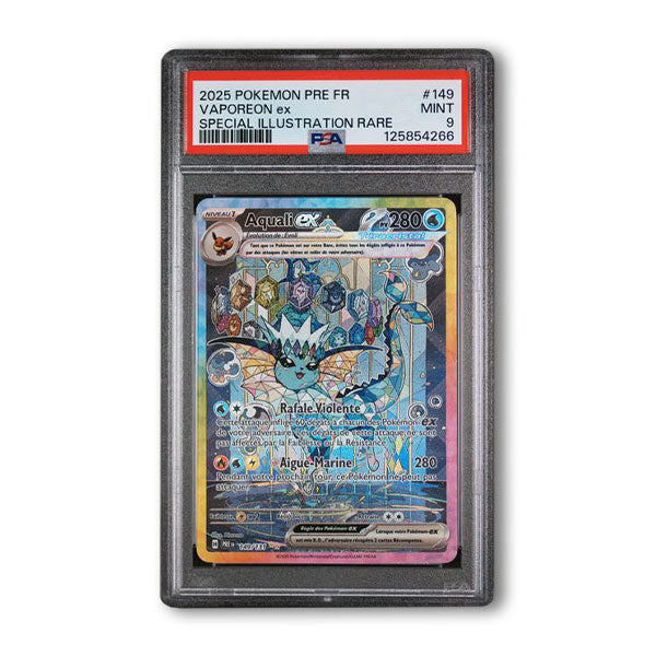 Carte Pokémon Aquali Alt | PSA 9 Français