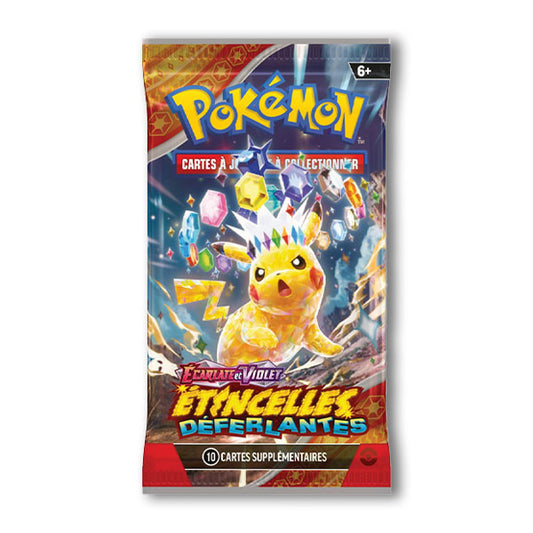 Booster Pokémon Ecarlate & Violet | Etincelles Déferlantes [Français] (Illustration aléatoire)