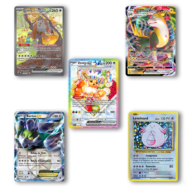 Lot 5 Cartes Françaises