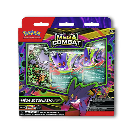 Deck Méga Combat Pokémon | Ectoplasma [Français] (Illustration Ectoplasma)