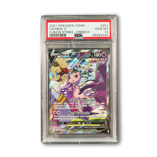 Mew V Alt PSA 10 Français | Poing de Fusion