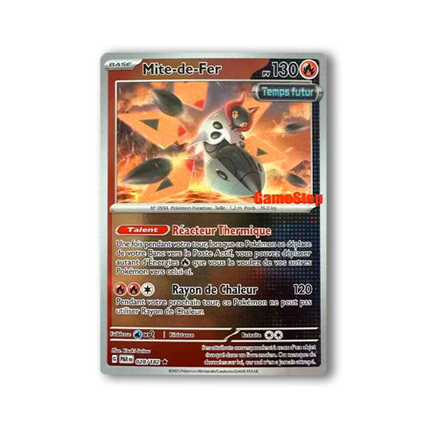 Carte Pokémon PROMO STAMP Mite de Fer | Scellée Français EB Games