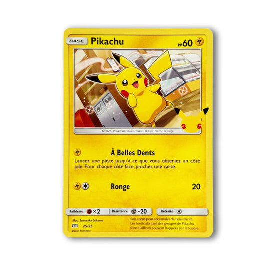 [LP] PIKACHU HOLO Français | 25/25 Promo MCDO 25 ANS [scellé]